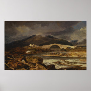 Turner - Tummel Bridge Perthshire Poster