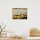 Turner - Van Tromp wird seiner Maste gefallen Poster (Küche)