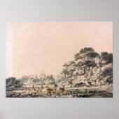Turner - Windsor Burg und Park mit Hirsch Poster (Vorne)