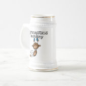 Turneräffchen Bierglas (Vorderseite Links)