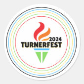 TurnerFest 2024 Aufkleber (Vorderseite)