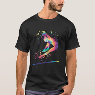 Turnerin an ungleichen Stangen Mädchen Kinder Kuns T-Shirt