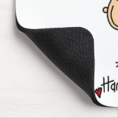 Turnerin beim Handstand Mousepad (Ecke)