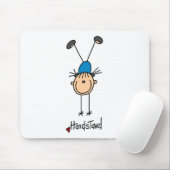 Turnerin beim Handstand Mousepad (Mit Mouse)