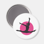 Turnerin Magnet (Vorderseite/Rückseite)