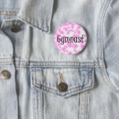 Turnerin Pink und Weiß Button (Beispiel)