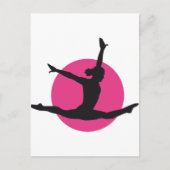 Turnerin Postkarte (Vorderseite)