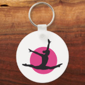 Turnerin Schlüsselanhänger (Vorderseite)