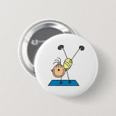 Turnerin übt button (Vorne & Hinten)