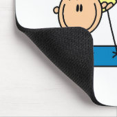 Turnerin übt mousepad (Ecke)