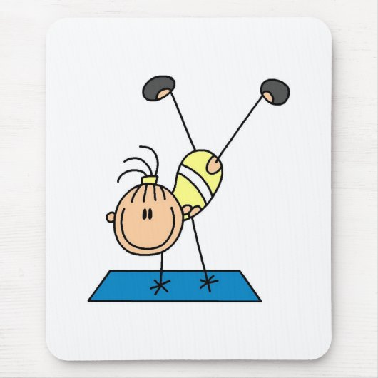 Turnerin übt mousepad (Vorne)