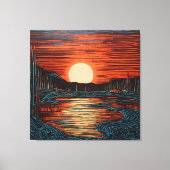 Turners Twilight Harbour Leinwanddruck (Vorderseite)