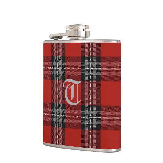 Turnertartan-Flasche Flachmann (Links)