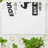 Turnhallen-Fitnessentwürfe Küchentuch (Gefaltet)