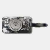 Turnhallen-Inhaber-oder Benutzer-Fitness-lustige Gepäckanhänger (Rückseite horizontal)