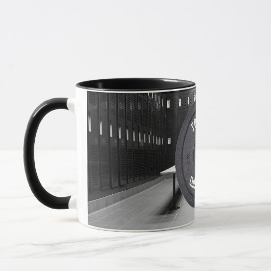 Turnhallen-Inhaber oder Benutzer-lustige Tasse (Links)