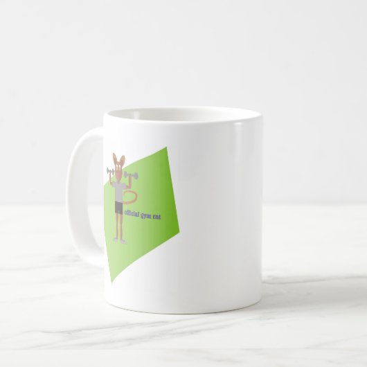 Turnhallen-Ratte Kaffeetasse (Vorderseite Links)