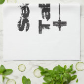 Turnhallen-Tuch Geschirrtuch (Gefaltet)