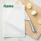 Turnhallen-Tuch mit Ihrem Namen Geschirrtuch (Viertel Falte)