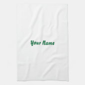Turnhallen-Tuch mit Ihrem Namen Geschirrtuch (Vertikal)