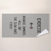 Turnhallentuch für die Fitness gewöhnt! Badehandtuch (Badehandtuch)