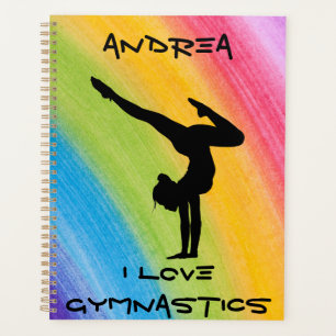 Turnhandstand Regenbogen Funky Skizze Planer