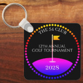 Turnier Golf Equipment modern Schlüsselanhänger (Vorderseite)