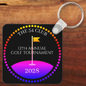 Turnier Golf Equipment modern Schlüsselanhänger (Rückseite)