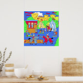 Turnier im Schloss Poster (Küche)