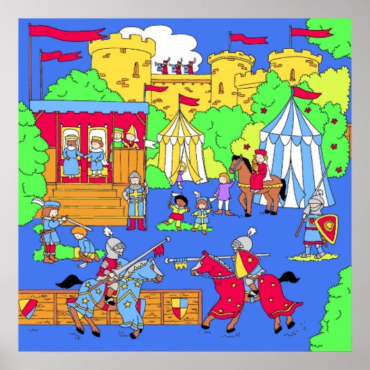 Turnier im Schloss Poster (Vorne)