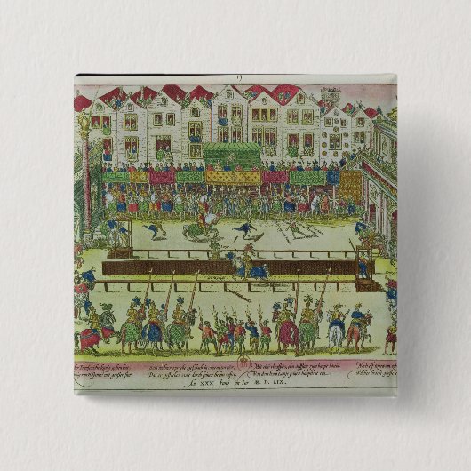 Turnier während welches Henri II Button (Vorderseite)