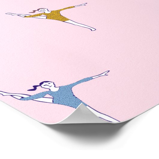 Turniere auf rosa poster (Ecke)