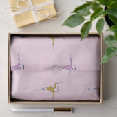Turniere auf rosa seidenpapier (Geschenk)