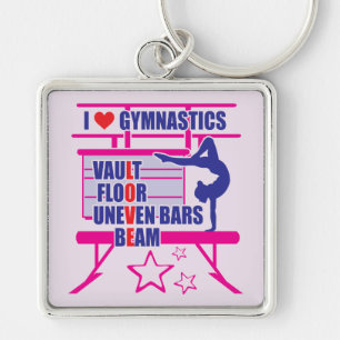Turniere - I Liebe Gymnastik Schlüsselanhänger