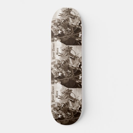 turnierende historische Kunst der Skateboard (Vorderseite)