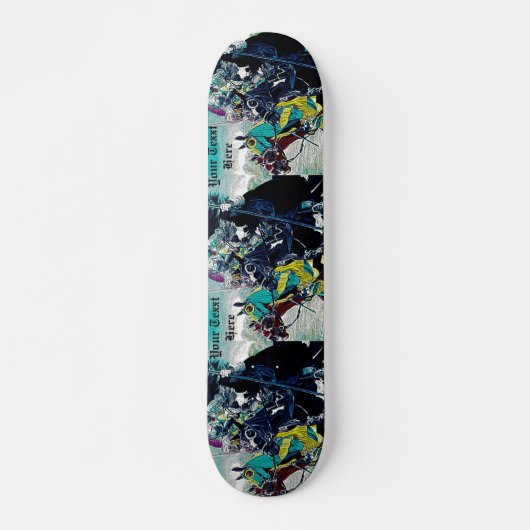 turnierende historische Kunst der Skateboard (Vorne)