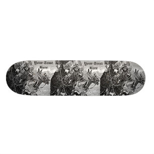 turnierende historische Kunst der Skateboard
