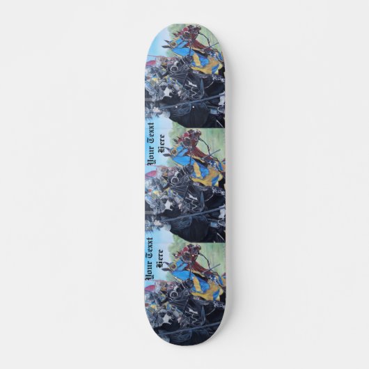 turnierende historische Kunst der Skateboard (Vorne)
