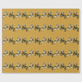 TURNIERENDE RITTER GESCHENKPAPIER (Flach)