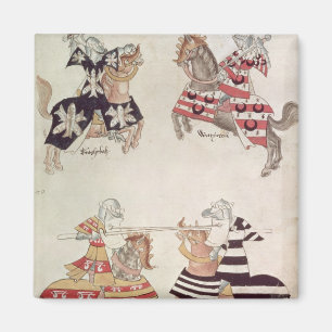 Turnierende Ritter, von Sir Thomas Holmes' Book Magnet