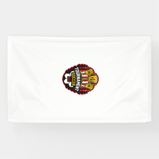 Turnierfußball Banner (Horizontal)