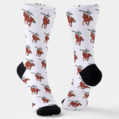 Turnierritter Socken (Gewinkelt)
