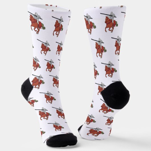 Turnierritter Socken (Gewinkelt)