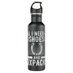 Turnierschuhe und Sixpacks T Edelstahlflasche