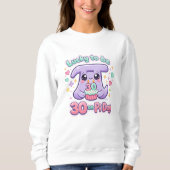 Turning 30 on Pi Day Birthday Design - Math Lover' Sweatshirt (Vorderseite)