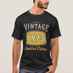 Turning 50 Birthday Decorations Men 50Th Bday 1973 T-Shirt