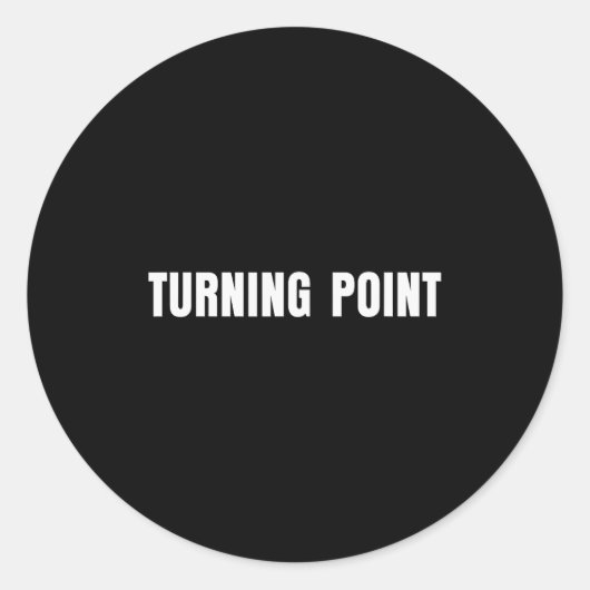Turning Int Runder Aufkleber (Vorderseite)