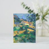 Turning Road Montgeroult Paul Cézanne Postkarte (Stehend Vorderseite)