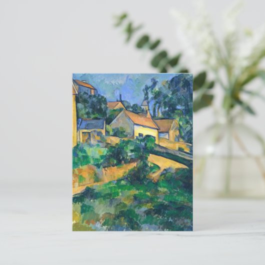 Turning Road Montgeroult Paul Cézanne Postkarte (Stehend Vorderseite)