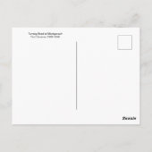 Turning Road Montgeroult Paul Cézanne Postkarte (Rückseite)